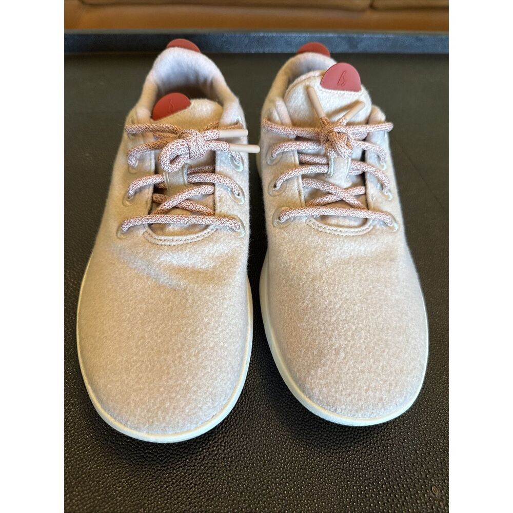 Allbirds men’s 11 Wool Runner Tuke French  Fry Light Pink Lace Up